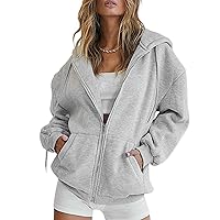 Women's Oversized Sweatshirt Y2K E-Girl Hoodies Pullover for Teen Girls Long Sleeve Jackets Baggy Streetwear