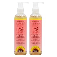 Jane Carter Solution Curls to Go Coiling all Curls Elongating Gel (8oz) - Moisturizing, Reduce Frizz (Coiling All Curls Gel (Pack of 2))