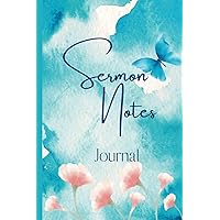 SERMON JOURNAL NOTES: Sermon Notebook for Women - 8.5