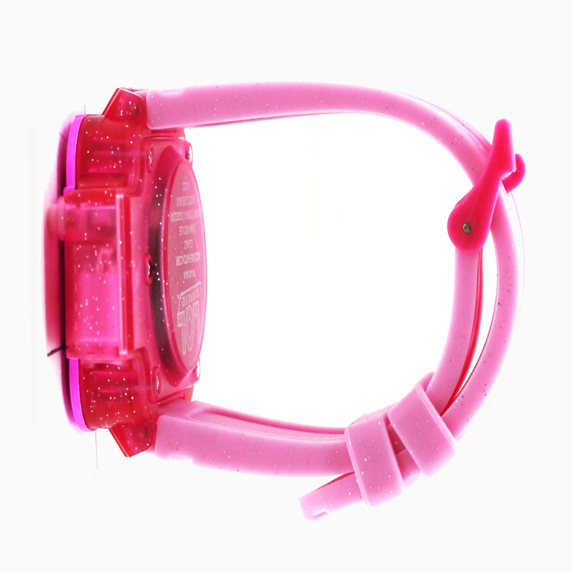 Accutime Kids MGA LOL Surprise Hot Pink Digital LCD Quartz Wrist Watch with Flashlight, Baby Pink Strap for Girls, Boys, Kids All Ages (Model: LOL4662AZ)