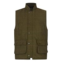 Walker and Hawkes - Men's Derby Tweed Barrington Shooting Gilet