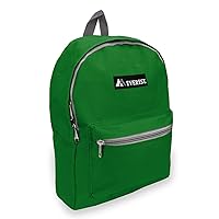 Everest Basic Backpack, Emerald Green, One Size