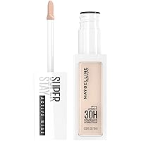 Maybelline Super Stay Liquid Concealer Makeup, Full Coverage Concealer, Up to 30 Hour Wear, Transfer Resistant, Natural Matte Finish, Oil-free, Available in 16 Shades, 10, 1 Count