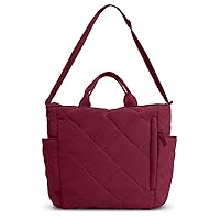 WOOMADA Quilted Tote Bag for Women, Puffer Hobo Handbag, Lightweight Padding Shoulder Bag, Nylon Padded Crossbody Bag