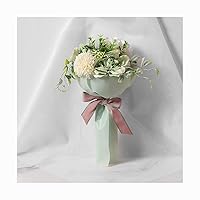 Simulation Hand Holding Fake Flowers Fake Bouquet Decoration Creative Living Room Table Inserted Vase Floral Gift