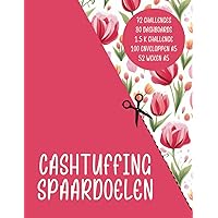 Spaarchallenges Nederlands: Spaardoelen voor cashstuffing, verschillende spaardoelen in euro, Budget binder A6 formaat challenges zelf uit te knippen. Tulpen (Dutch Edition)