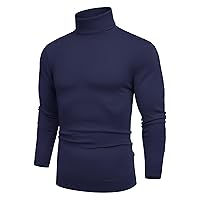 COOFANDY Men's Quarter Zip Up Sweaters Slim Fit Lightweight Mock Neck  Pullover Casual Polo Sweaters