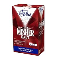 Kosher Salt – Full Flavor, No Additives and Less Sodium - Pure and Natural Since 1886 (Restuarant Pack) - 3 Pound Box