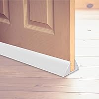 Triangular Door Draft Stopper - (Upgraded) Snug and Flush - Block Wind, Light, and Dust - Adjustable Door Draft Blocker - 2