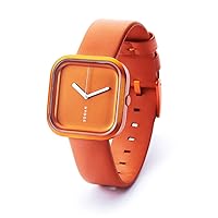 Hygge HGE020074 Wristwatch, Genuine Import, Orange, Watch Made in Japan, Case: Aluminum