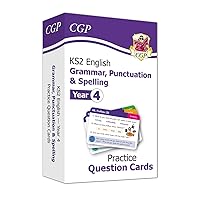 New KS2 English Practice Question Cards: Grammar, Punctuation & Spelling - Year 4: perfect for catching up at home (CGP KS2 English) New KS2 English Practice Question Cards: Grammar, Punctuation & Spelling - Year 4: perfect for catching up at home (CGP KS2 English) Cards