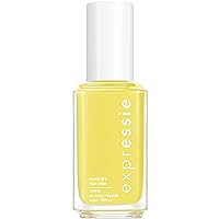 essie expressie Quick-Dry Nail Polish, 8-Free Vegan, Sk8 with Destiny, Vibrant Yellow, Curbside Pick Me Up, 0.33 Ounce