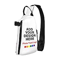Sling Bags, Personalized Multipurpose Crossbody Shoulder Bag Travel Hiking Daypack, Custom Bags For Men Women Adults