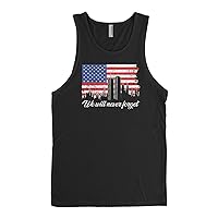 Threadrock Men's We Will Never Forget 9/11 Tank Top