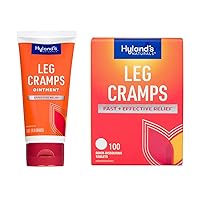 Bundle of Hyland's Naturals Leg Cramps Ointment, Arnica Pain Relief Gel, Natural Relief of Calf, Leg & Foot Cramp, 2.5 oz + Leg Cramp Tablets, Natural Relief of Calf, Leg & Foot Cramp, 100 Count