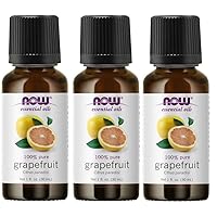 Now Foods Grapefruit Oil, 1-Ounce (Pack of 3)