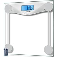 GE Bathroom Scale Body Weight Digital Body Weight Scale Smart BMI Weight  Scales for People Accurate Bluetooth Weighing Scale Electronic Weigh Scales  with Bright LED Display 500lbs Capacity Black 