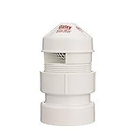 Oatey Sure-Vent 1-1/2 in.–2 in. 160 Branch, 24 Stack DFU Air Admittance Valve with White PVC Sch. 40 Adapter