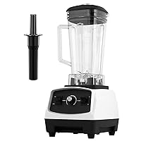 Qiangcui 2200W Blender Smoothie Maker, Multifunction Smoothie Blender with 6 Sharp Blades, 2L BPA-Free Tritan Large Capacity Blender, Powerful 35,000 RPM High Speed Juicer, for Ice/Nuts/Soup,Red (Col