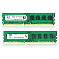 DDR3L-1600 UDIMM 16GB Kit (2x8GB) 2Rx8 PC3L-12800U 8GB PC3-12800 240 Pin Non ECC Unbuffered 1.35V/1.5V CL11 Dual Rank Desktop Memory Ram