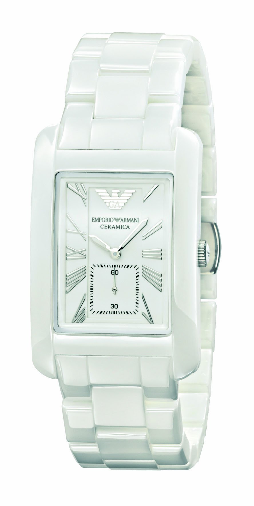 Emporio Armani Men's White Ceramic Watch