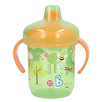 Gripper Sipper Cups for Kids & Toddlers,Baby Soft Spout Sippy Cups,Infant Sippy Cup Portable Cartoon Animal Pattern Baby Spill Proof Trainer Cup Birthday Gift 260ml(Orange), baby sippy cups 4 mon