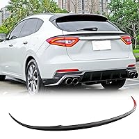 MCARCAR KIT Real Carbon Fiber Trunk Spoiler fits for Maserati Levante Sport Utility 2016-2021 Factory Outlet CF Rear Tail Lip Deck Boot High End Wing