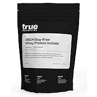 rBGH/Soy Free Whey Protein Isolate [Milk] - 100% Grass Fed Whey Protein Powder with Essential Amino Acids - No Added Hormones or Antibiotics (Vanilla, 1 lb)