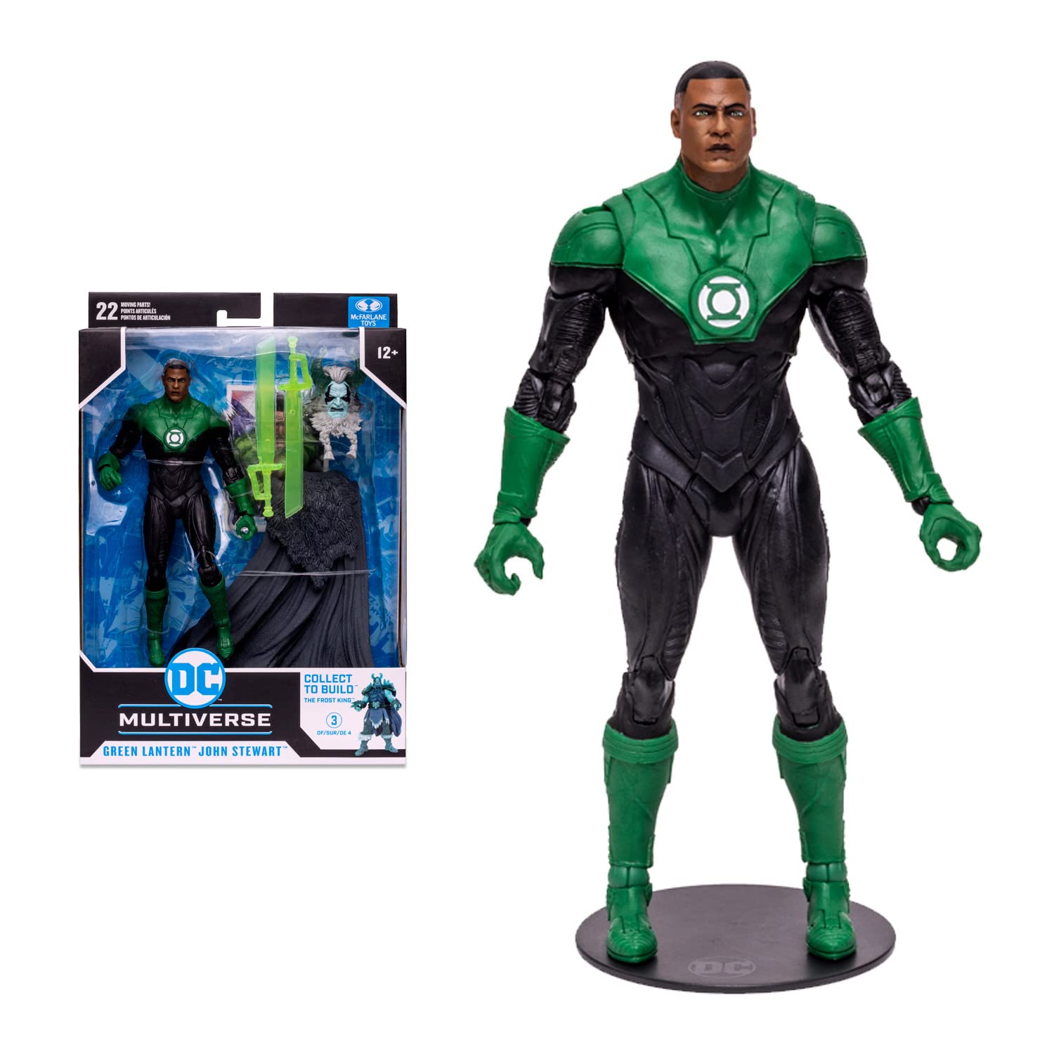 McFarlane - DC - Green Lantern (John Stewart) - Endless Winter Build-a