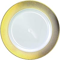 Luxurious Gold Round Charger Plate - 12