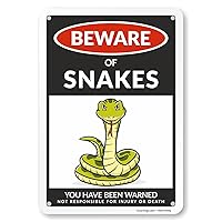 SmartSign Beware Of Snakes Warning Sign - 10