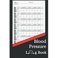 Blood Pressure Log Book For Home Use: Blood Pressure Log Book Pocket Size Small Blood Pressure, Blood Sugar Log Book to Record Diabetic Glucose Readings Pocket Size