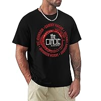 T Shirt Men's Short Sleeve Casual Cotton O Neck Shirt Vintage Tops