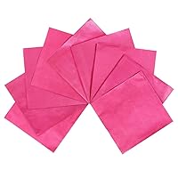 Webake Chocolate Wrappers Pink Aluminium Foil 6 x 6 inch Square Candy Wrappers 100 PCS Wrapping Paper For Party, Wedding, Birthday, Christmas