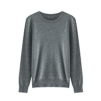 100% Pure Goat Cashmere Sweaters Women Knitted Pullovers O-Neck Ladies Jumpers Clothes