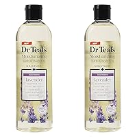 Dr Teal's Moisturizing Bath and Body Oil, Soothe & Sleep with Lavender Essential Oil, 8.8 fl oz (Pack of 2)