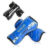 Soccer Shin Guards, Youth Soccer Shin Pads, Breathable and Lightweight Child Calf Protective Gear Soccer Equipment for 3-15 Years Old Boys Girls Toddler Kids Teenagers