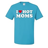 I Heart Hot Moms Exotic Funny Humor Mens T-Shirts