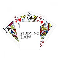 Short Phrase Studying Law Poker Playing Magic Card Fun Board Game