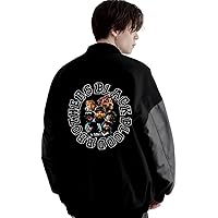Stadium jacket Black Cool Stylish Made in Japan Hiphop D