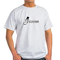 CafePress Groom (Top Hat) Light T Shirt Cotton T-Shirt