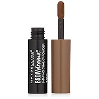 Maybelline New York Brow Drama Shaping Chalk Powder, Medium Brown, 0.035 fl. oz.