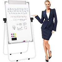 MaxGear Large White Board with Stands, 36