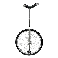 24 Inch Wheel Chrome Unicycle with Alloy Rim