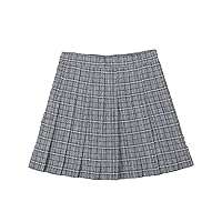 High Waist Skirt Women's Fashion Pleated Summer Mini Plaid Japanese Skirt Girls