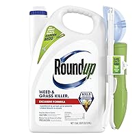Roundup Weed & Grass Killer₄ with Sure Shot Wand, Use in and Around Flower Beds, Trees, and Driveways, 1 gal.