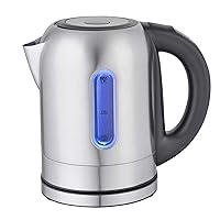 Mega Chef 1.7Lt. Stainless Steel Electric Tea Kettle With 5 Preset Temps