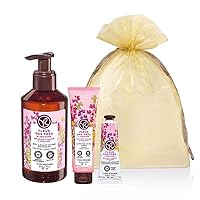 Meadow Flowers and Heather Gel, Body Commage Scrub Oil and Hand Cream Set