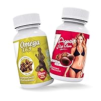 Aguaje & Red Maca + Vegan Omega 3 - Double Pack (200 Capsules/Softgels) - Achieve Your Best Shape!