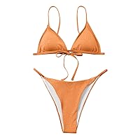 Swimsuit Tops for Women Over 50 Plus Size Swimsuit Coverups Long Sleeve String Bikini Panties for Women Bamboo